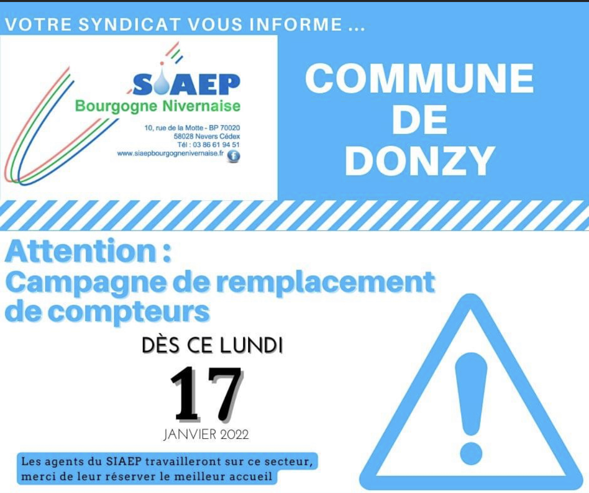 remplacement compteurs donzy